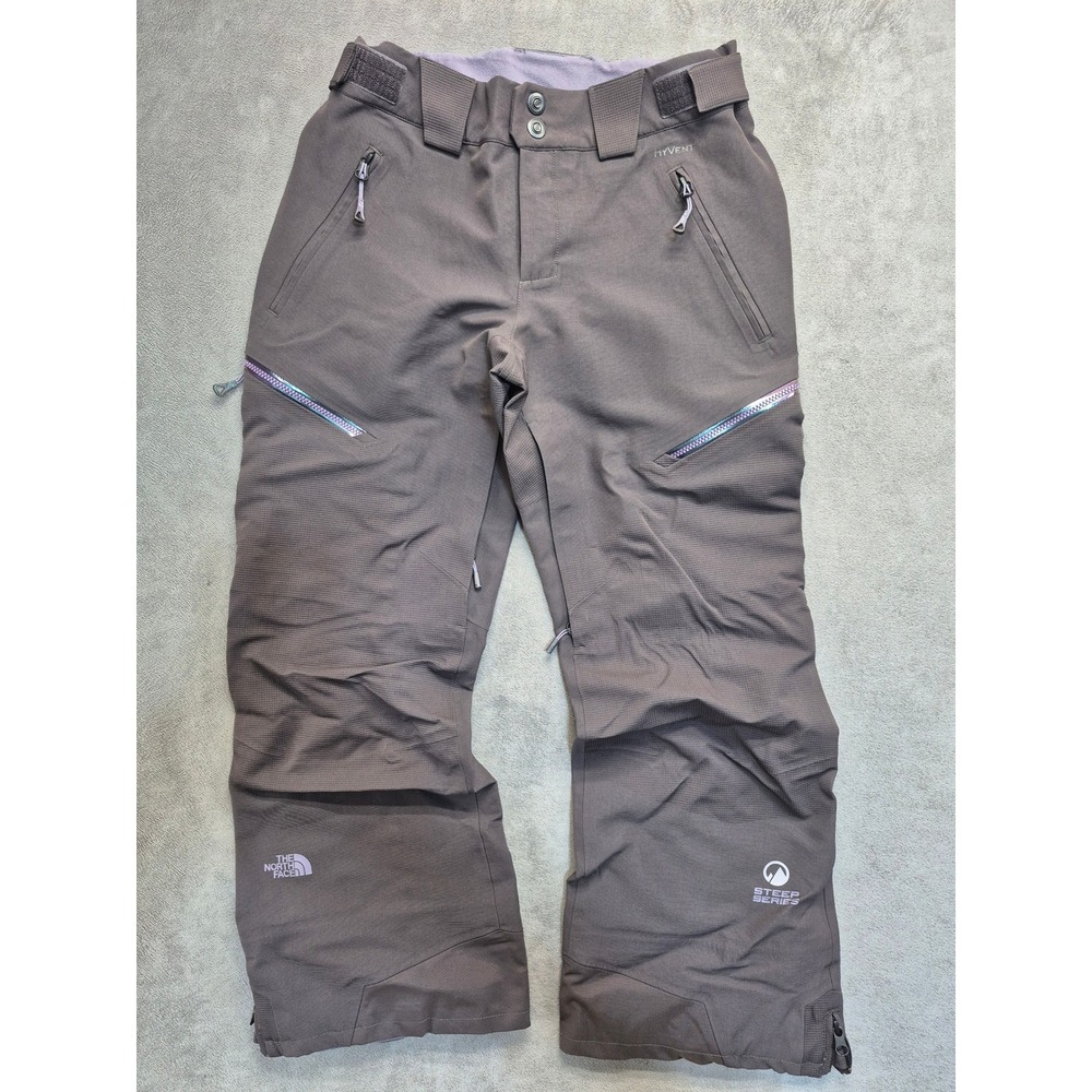 The North Face Steep Series HyVent Snow Pants Womens Small Brown Ski Snowboard